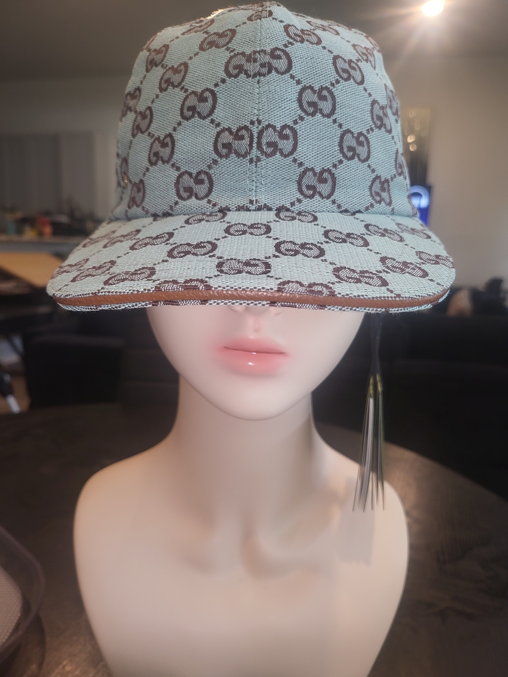 NWT Gucci GG Monogram Canvas Baseball Cap Hat Brown - Picture 2 of 16